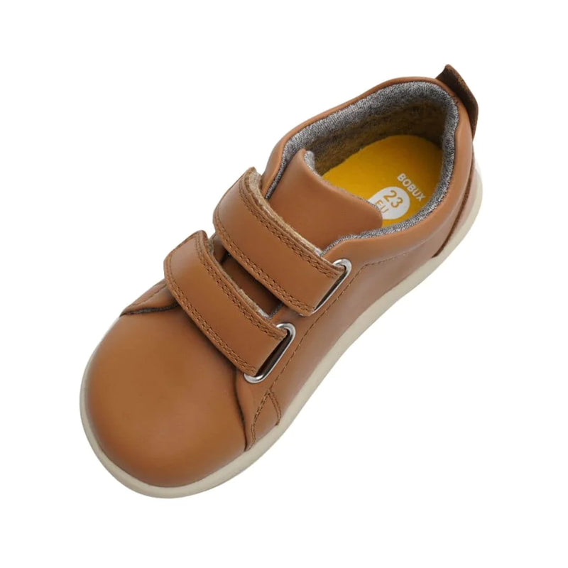 Bobux kid+ grass court caramel in brown