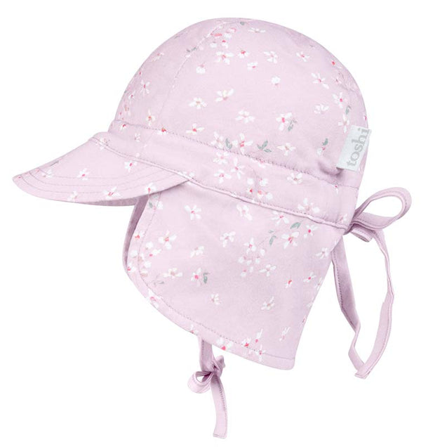 Toshi flap cap bambini nina lavender in purple