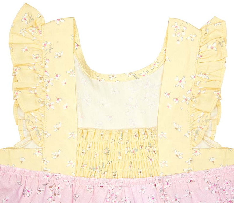 Toshi Nina baby tiered dress in multi colours