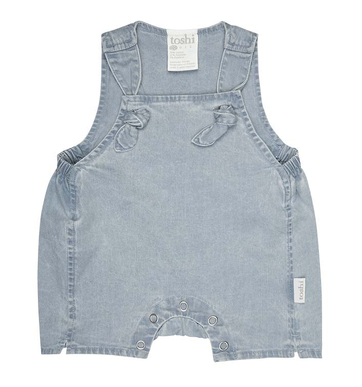 Toshi baby romper Indiana denim in blue