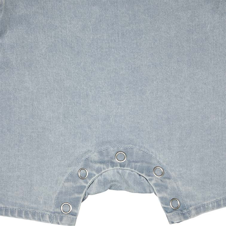 Toshi baby romper Indiana denim in blue