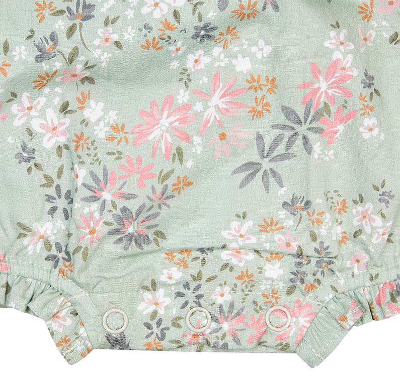 Toshi baby romper Athena thyme in green
