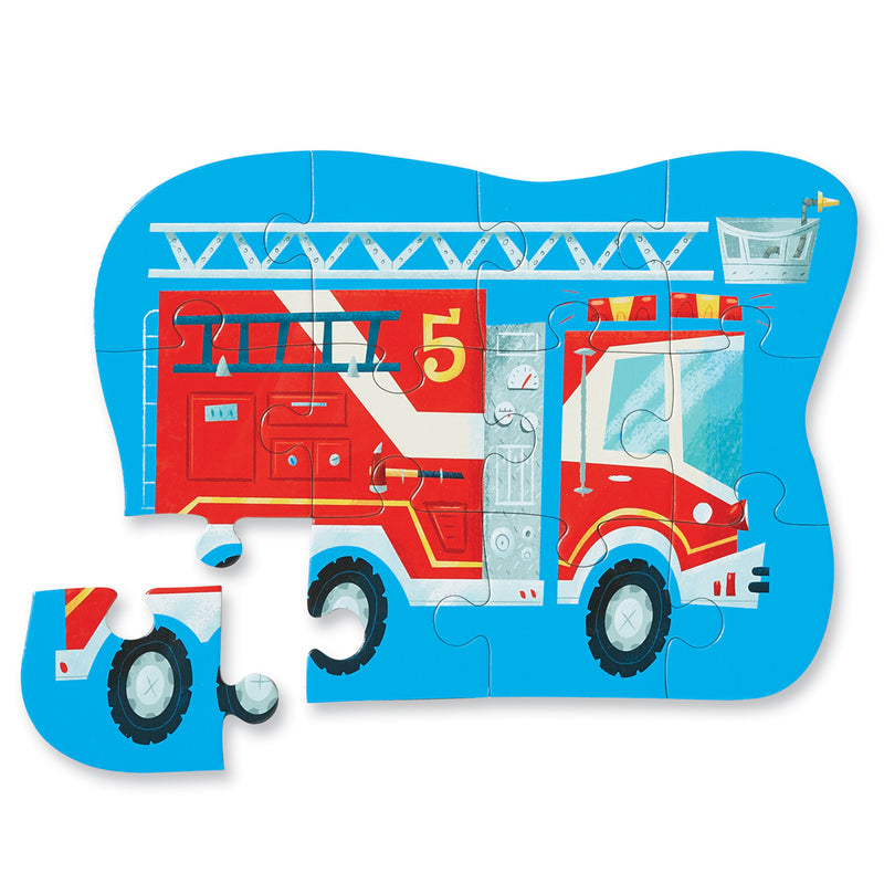 Crocodile creek mini puzzle 12 pc fire truck