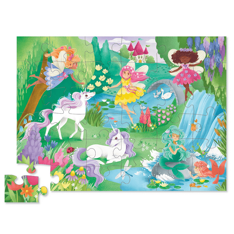 Crocodile Creek Classic Floor 36pc Puzzle - magical friends