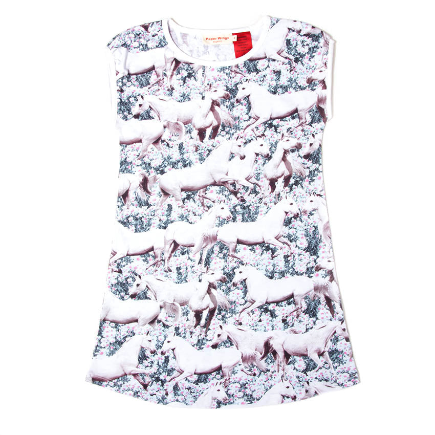 Paper Wings up cycled tank night dress field of dreams