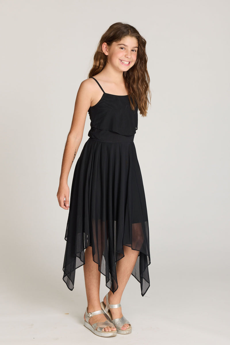 Honey & Beau teens forever dress in black