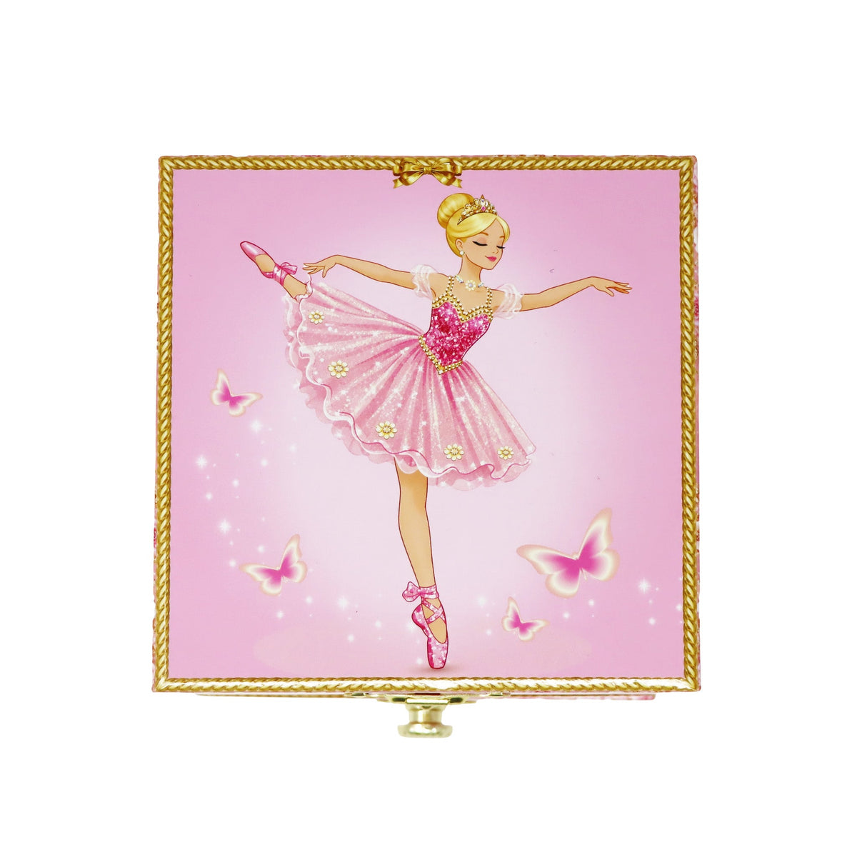 Pink Poppy Ballerina Small Musical Jewellery Box