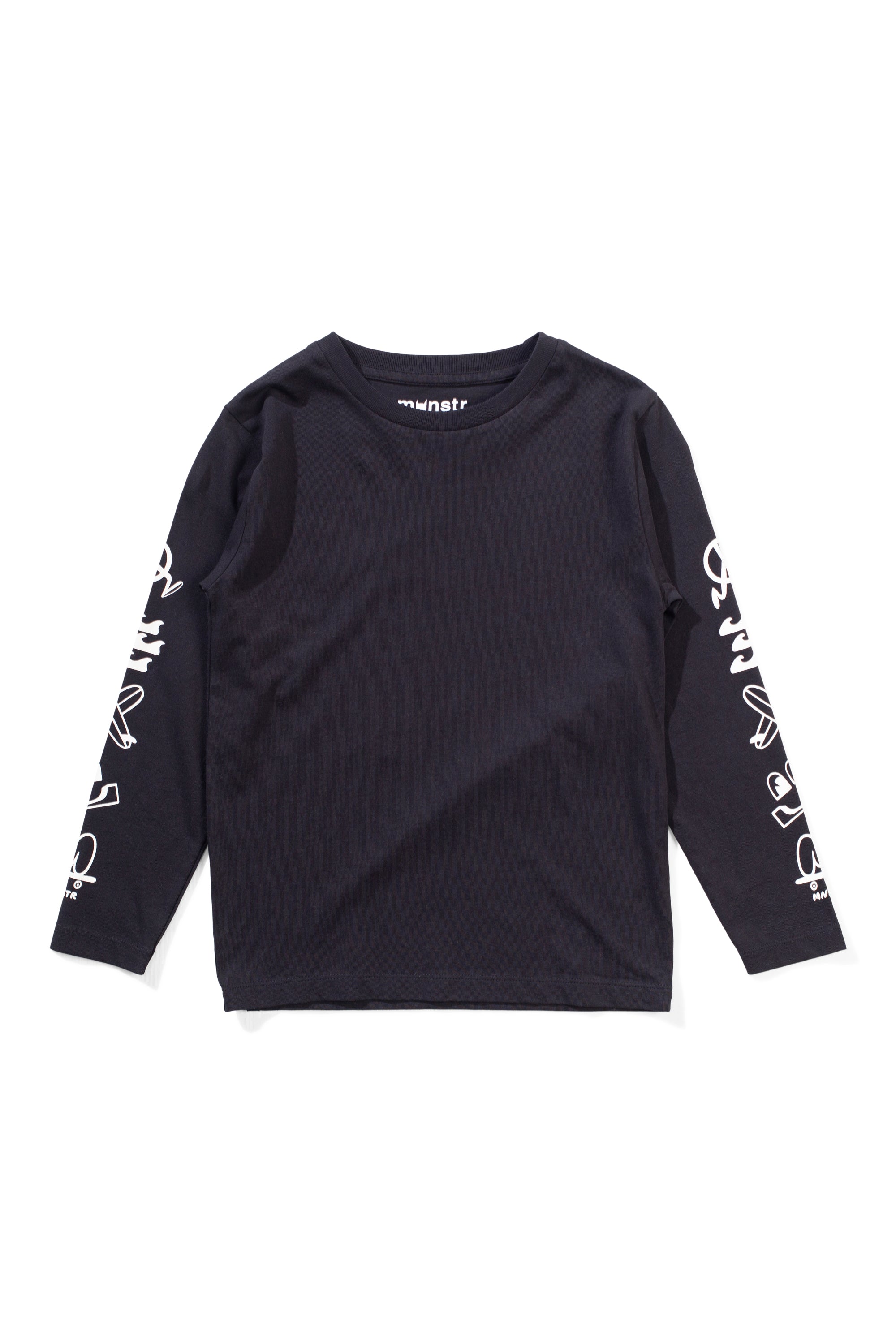 Munster Kids pleasures long sleeve tee in black