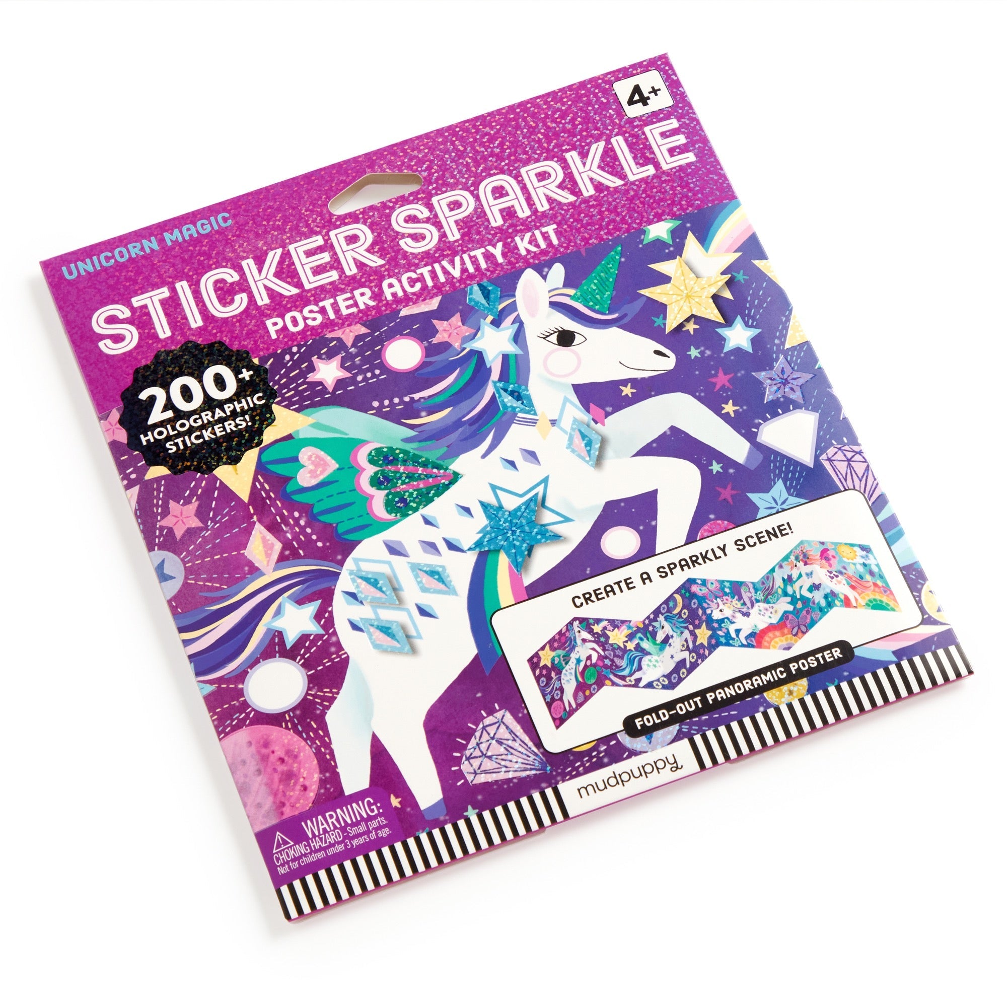 Mudpuppy Unicorn Magic Sticker Sparkle Poster Activity Kit - additional view