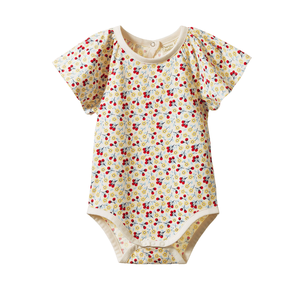 Nature Baby Faye Bodysuit - Kitchen Garden Print
