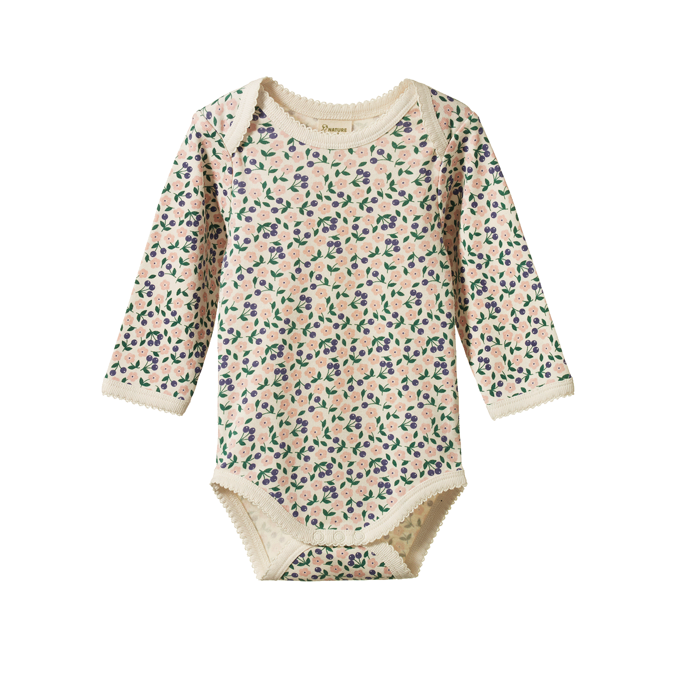 Nature Baby LS Bodysuit in Briarwood Print