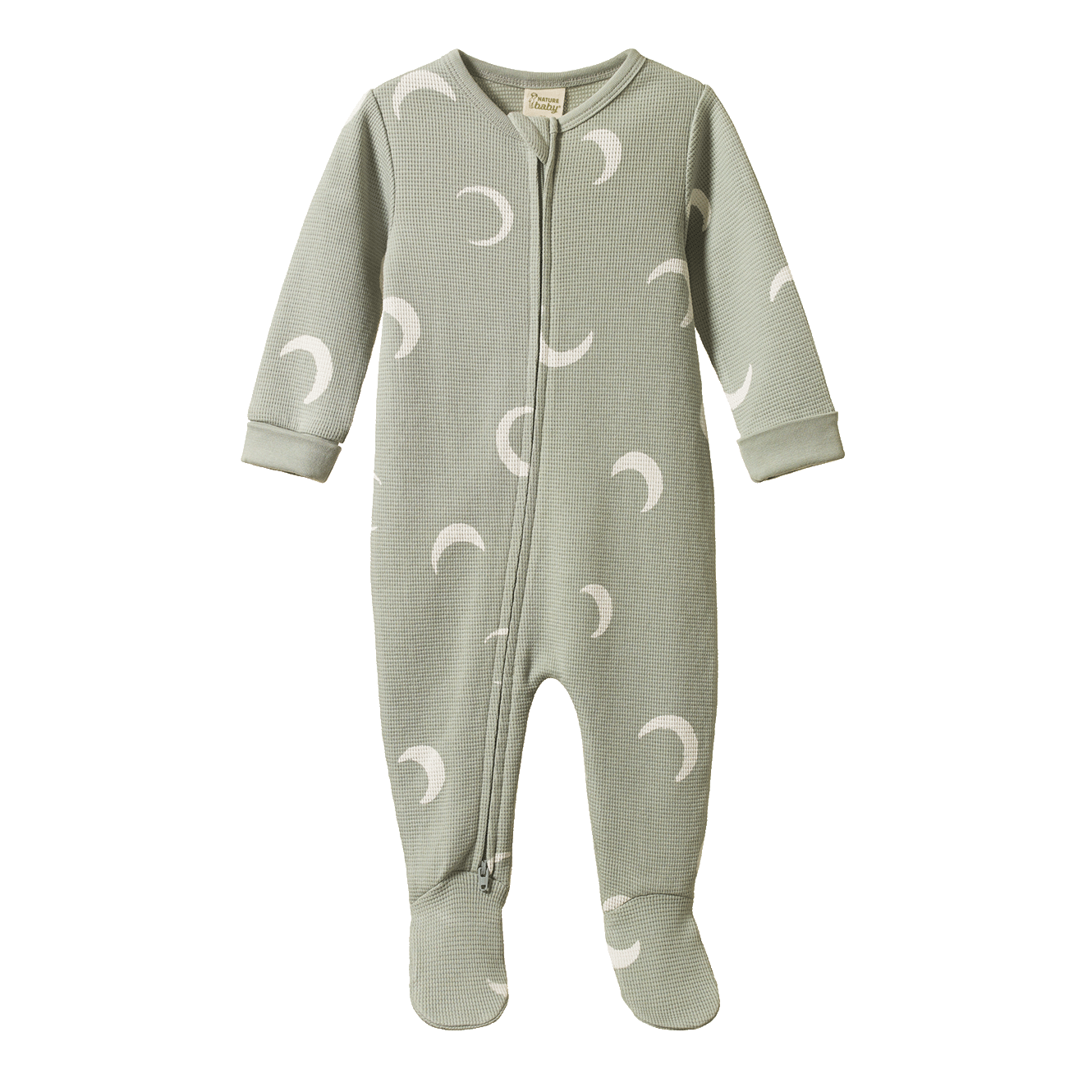 Nature Baby Dreamlands Suit Waffle in Crescent Print