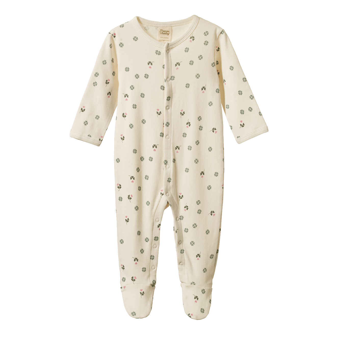 Nature Baby Stretch & Grow Suit in Lucky Print