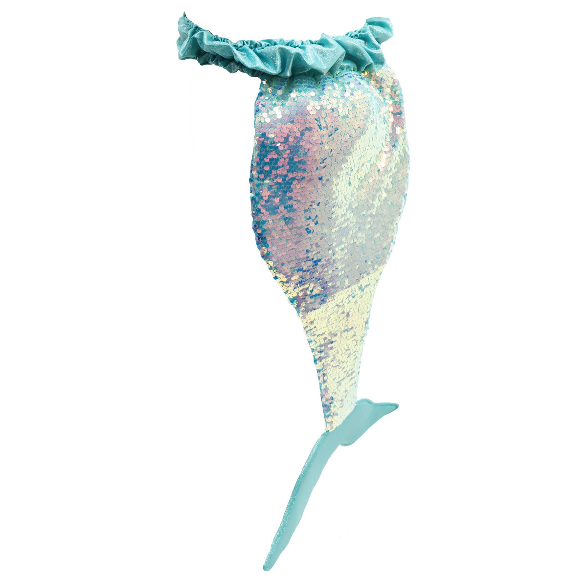 Pink Poppy Mermaid Blue Sequin Tail With Sound
