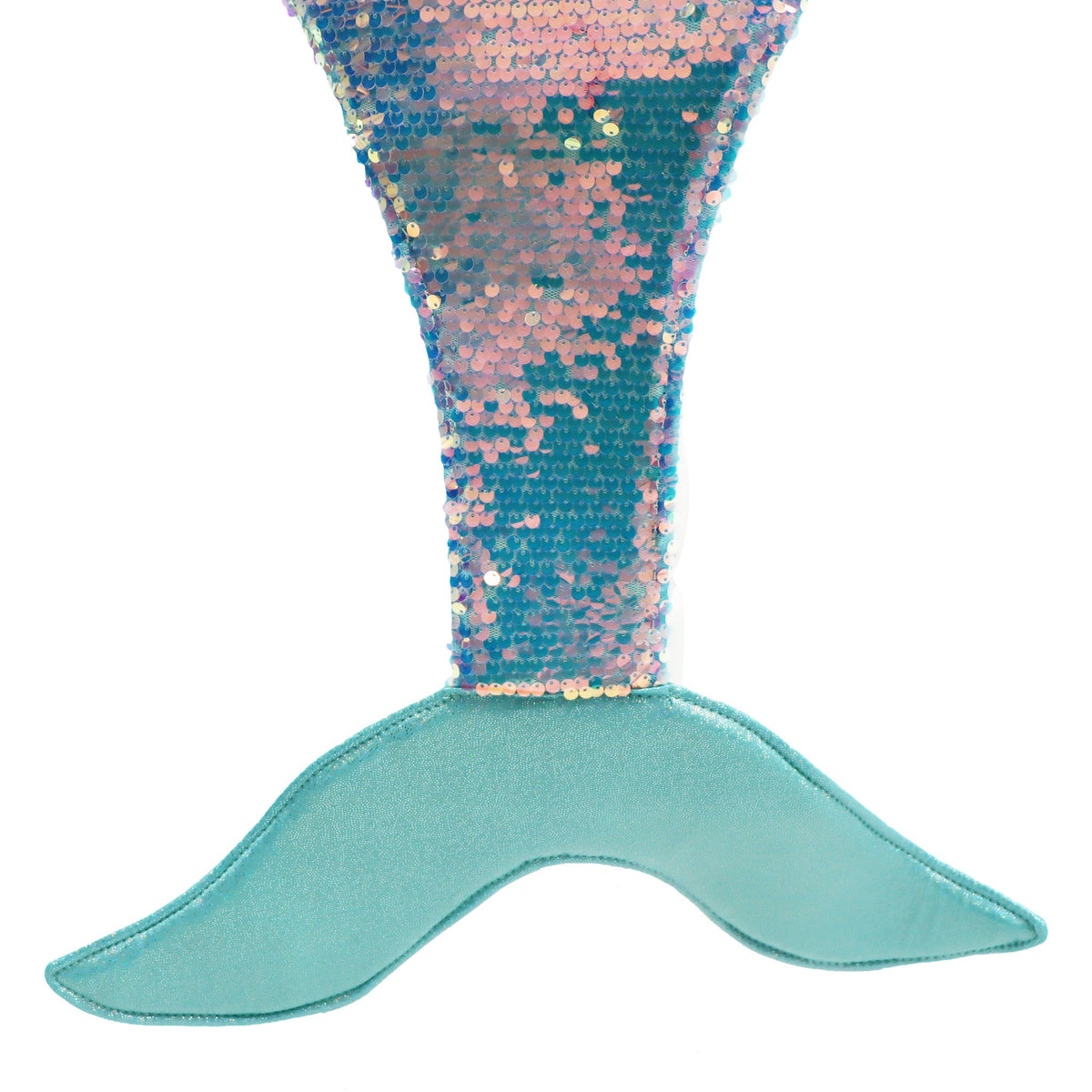Pink Poppy Mermaid Blue Sequin Tail With Sound
