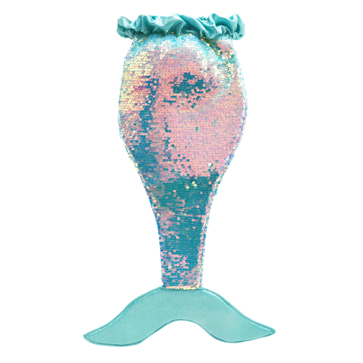 Pink Poppy Mermaid Blue Sequin Tail With Sound