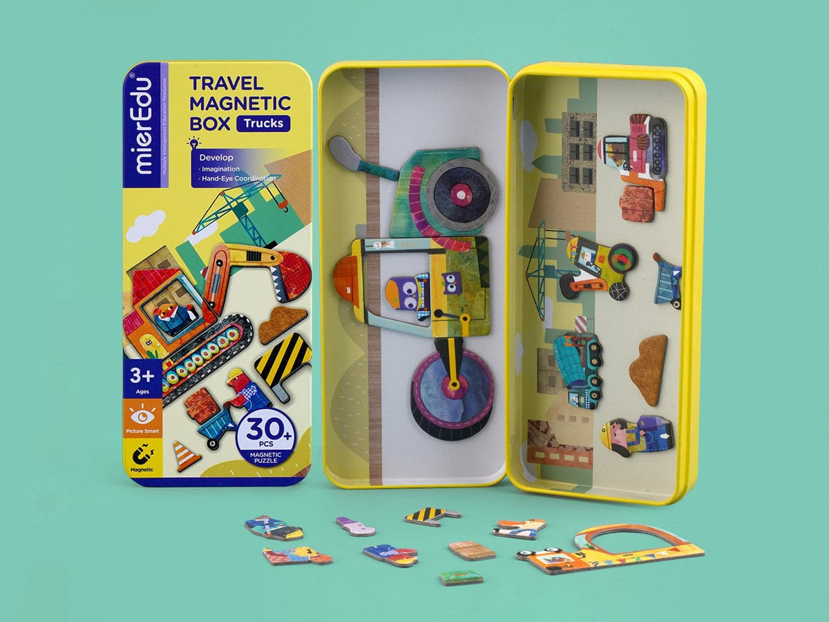mierEdu - Travel Magnetic Box - Trucks