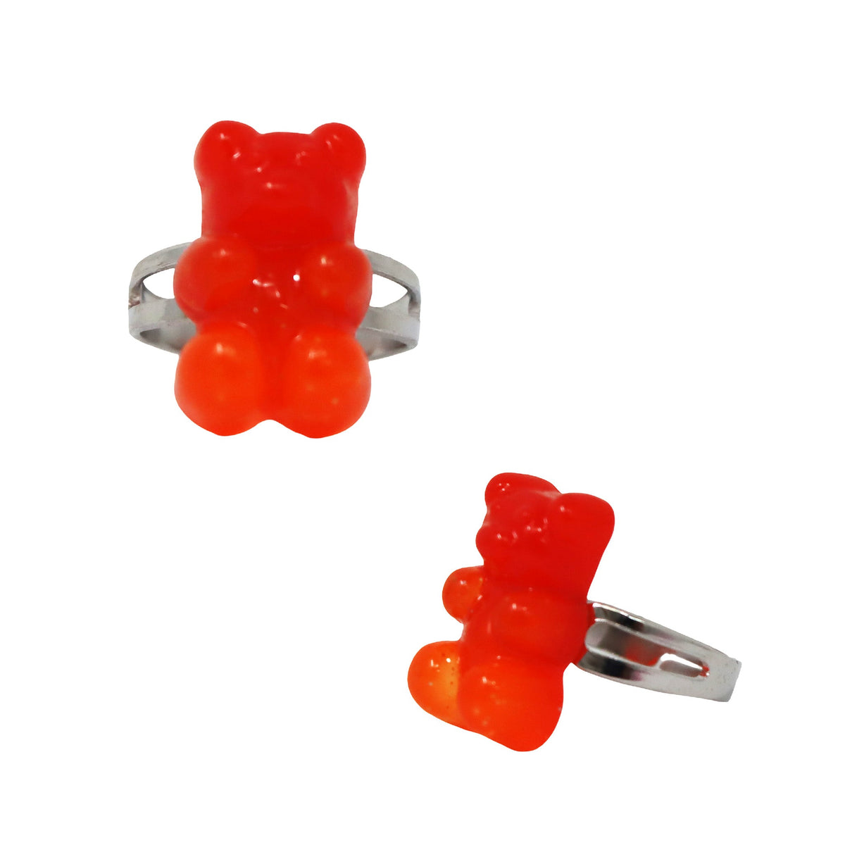 Pink Poppy Sparkly Girls Rings