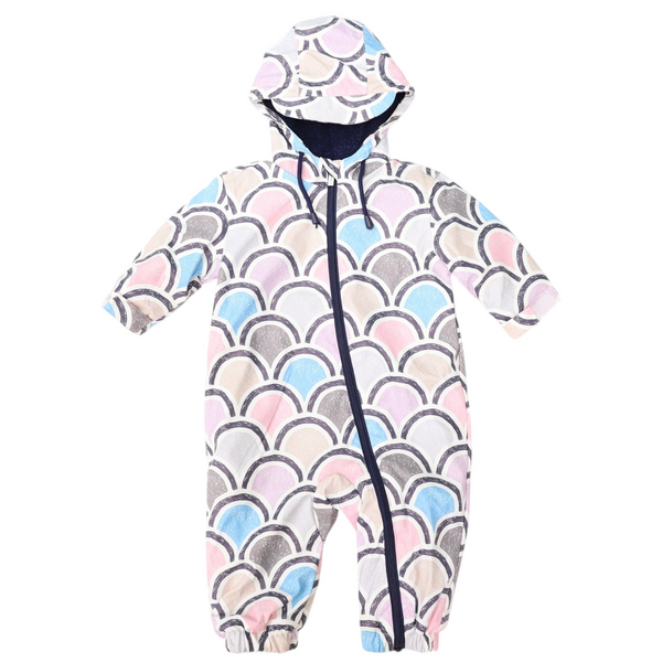 Korango arch print rain suit in multi colours