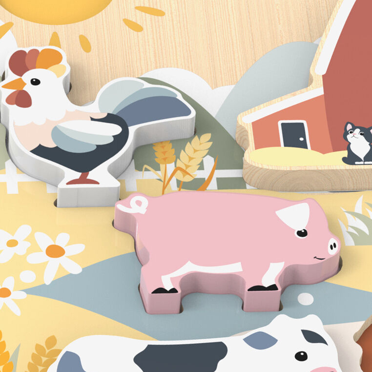 Speedy Monkey Farm Chunky Puzzle