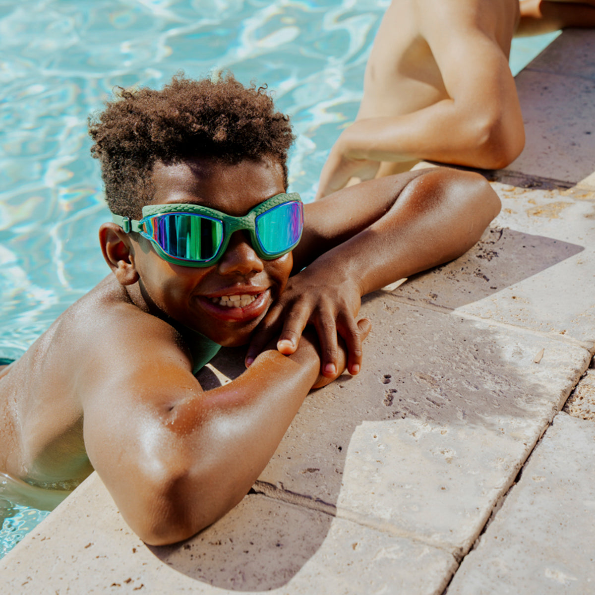 Bling2o Streamline Swim Goggles - Current Green