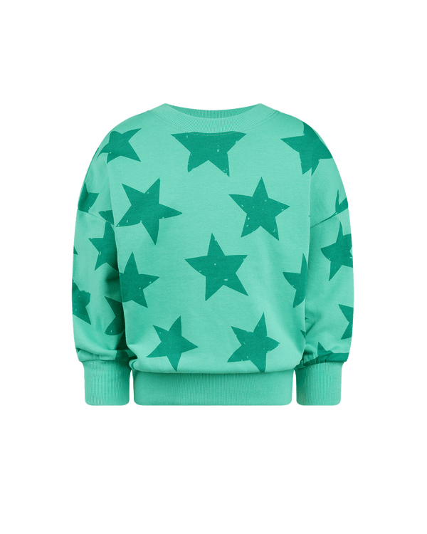 Rock Your Baby green star sweatshirt in green