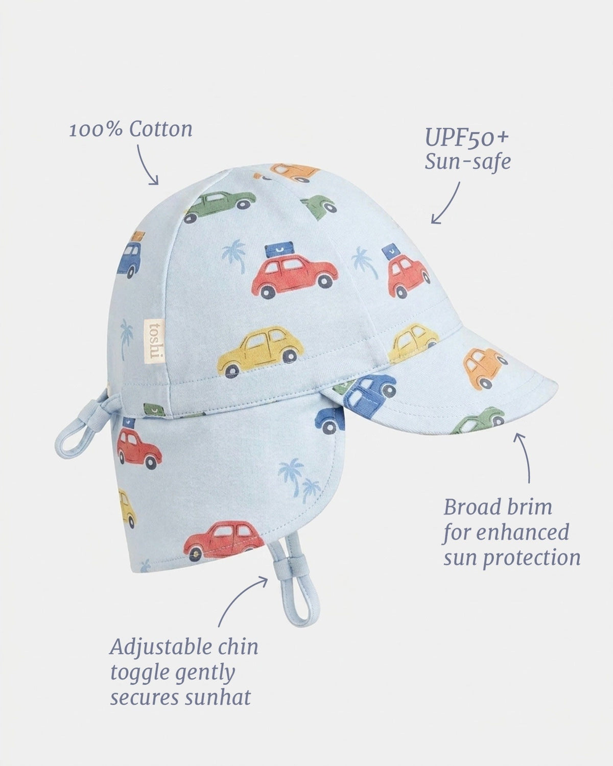 Toshi Flap Cap Arcadia Big Mini
