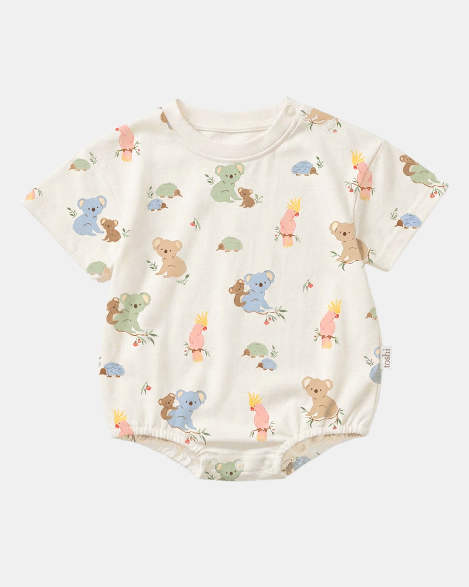 Onesie S/S Bubble Arcadia Gumnut Babies Cloud