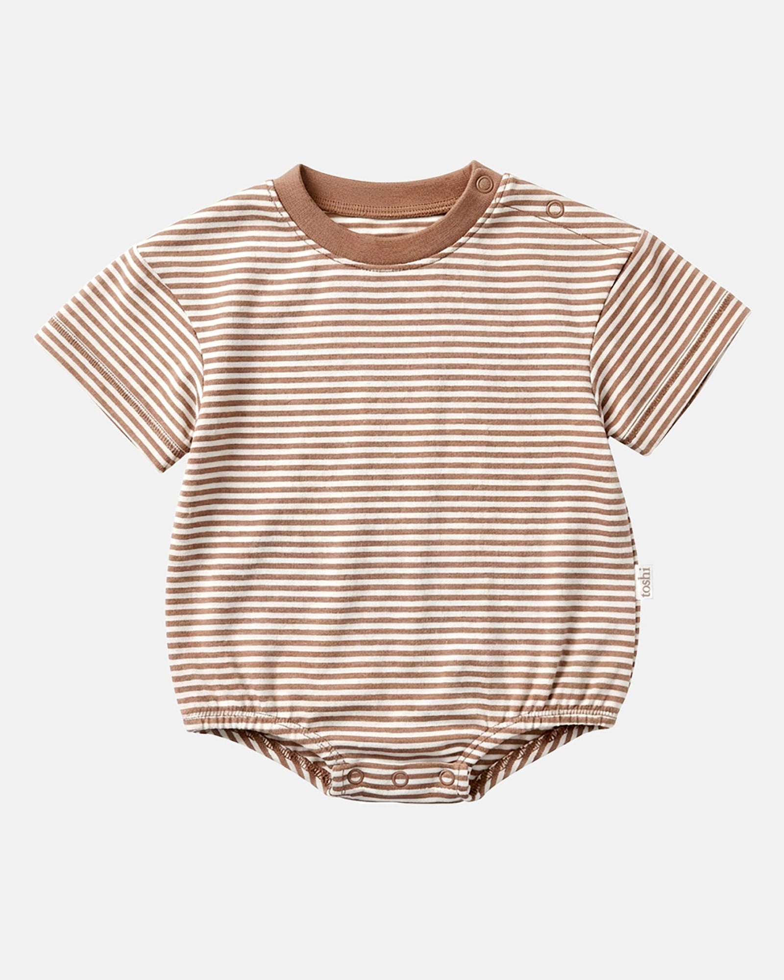 Onesie S/S Bubble Mini Mocha