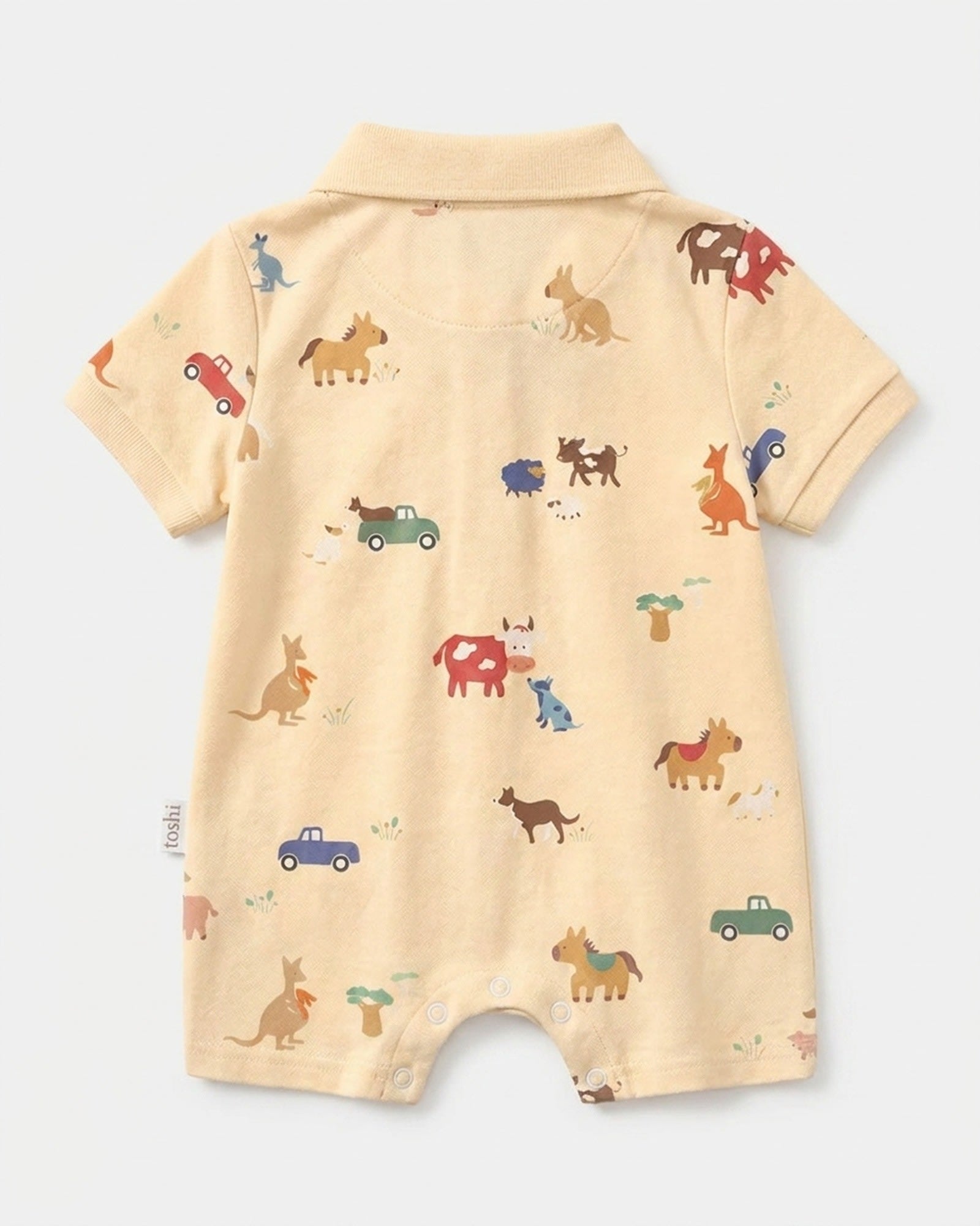 Toshi Onesie S/S Polo Arcadia Station Hands