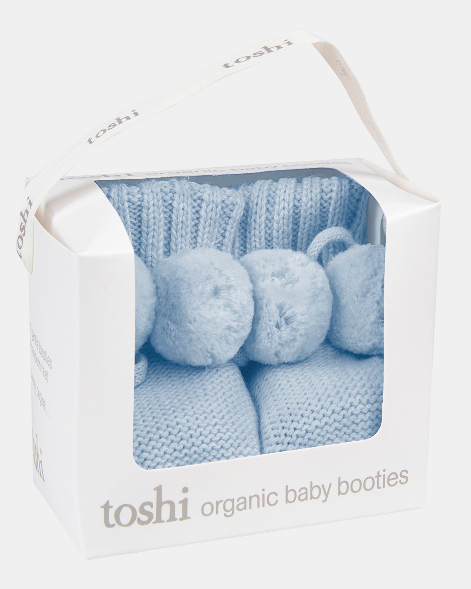 Toshi Organic Booties Yummy Bluebell