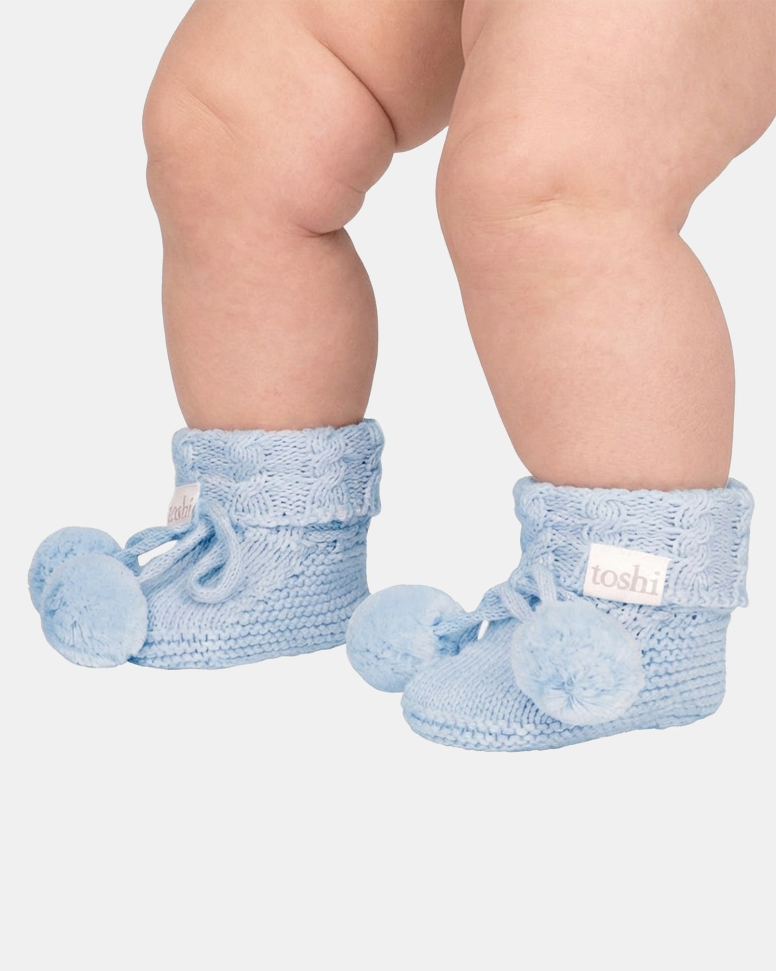Toshi Organic Booties Yummy Bluebell