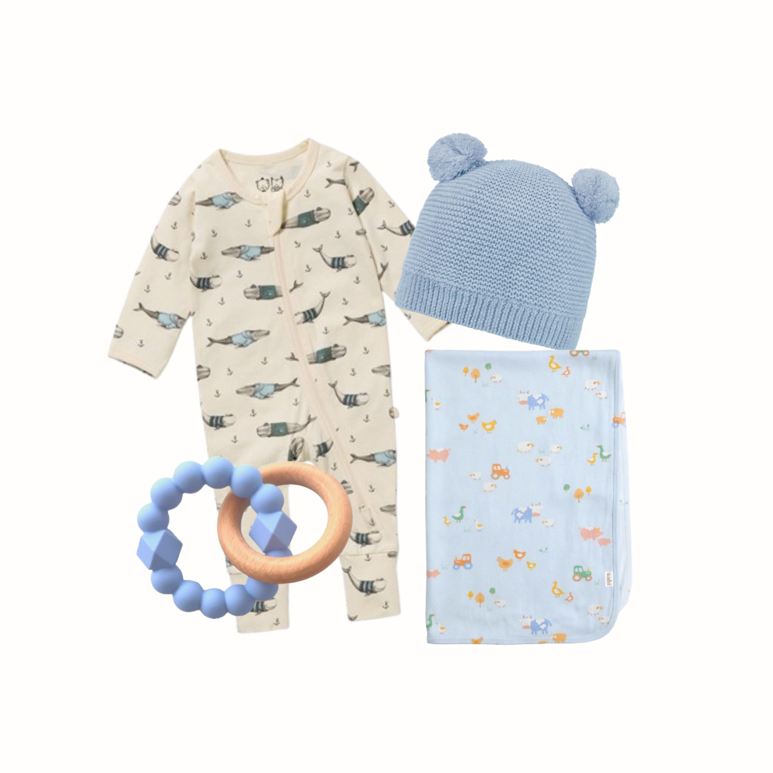 Curated Baby Gift Box  - Woolly Whales