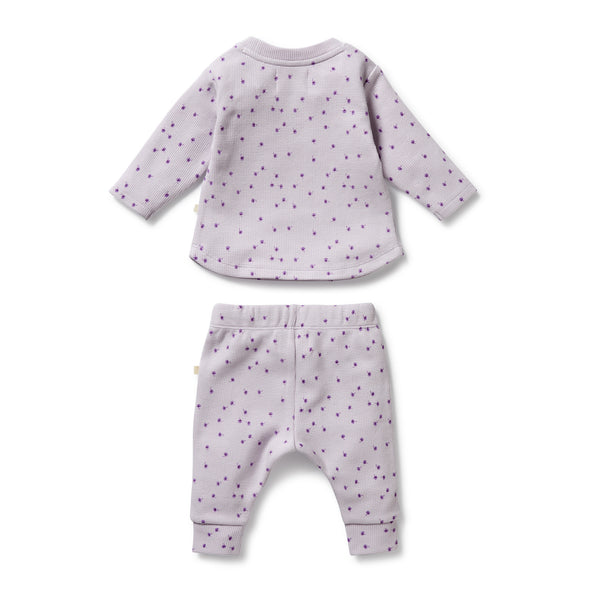 Wilson & Frenchy Organic Cotton Waffle Set in Lulu Daisy