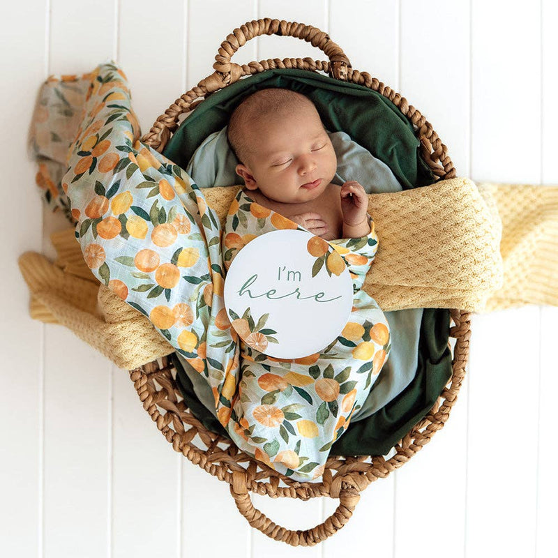 Citrus Squeeze Organic Muslin Wrap