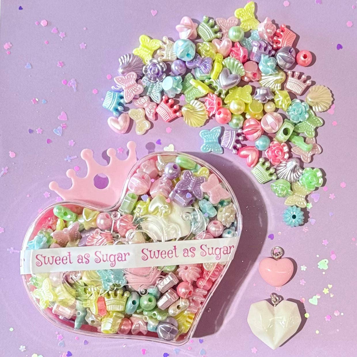 Jewellery Making Kit Princess Heart Shape