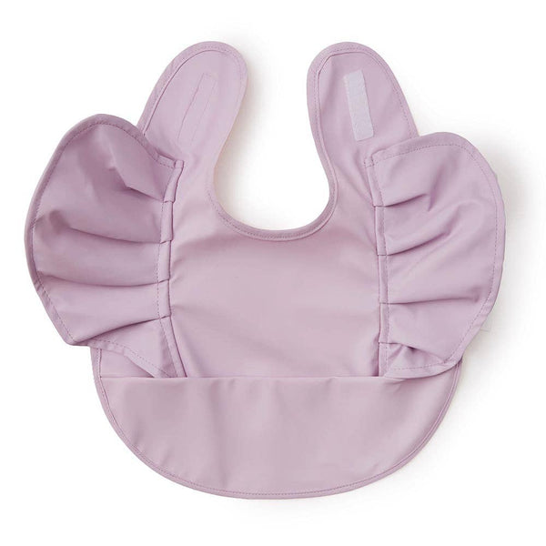 Snuggle Honey Lavender Frill Snuggle Bib