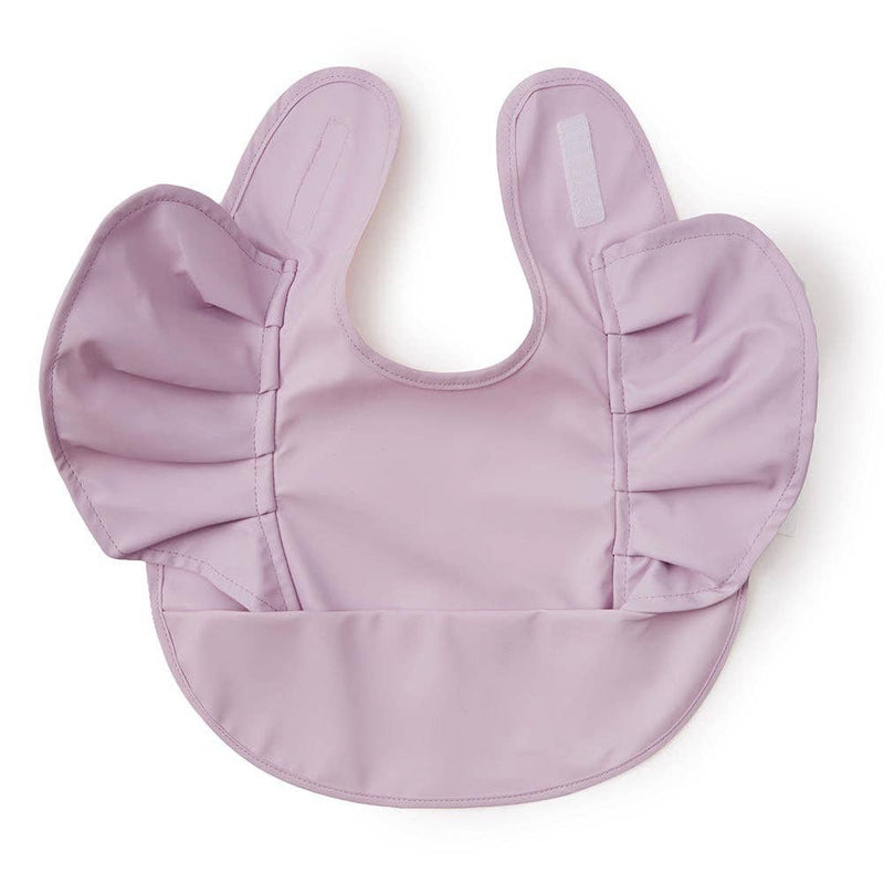 Snuggle Honey Lavender Frill Snuggle Bib