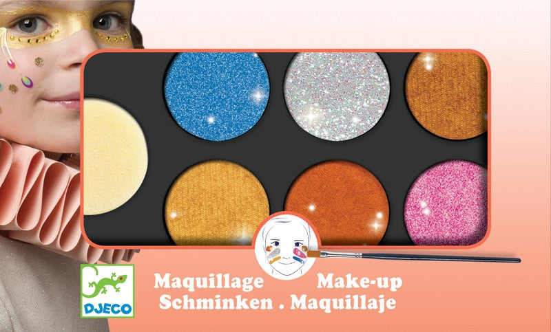 Djeco Metallic Body Art Palette 6 Colours