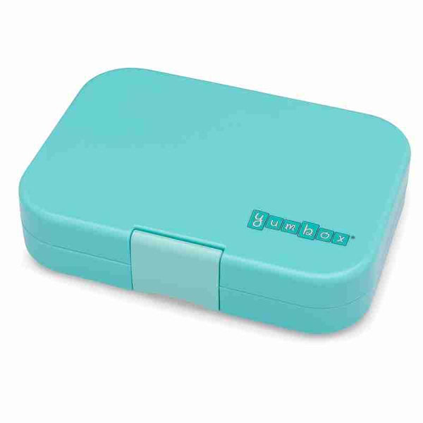 Yumbox Original 6 Compartment Bento Box Serene Aqua Paris tray