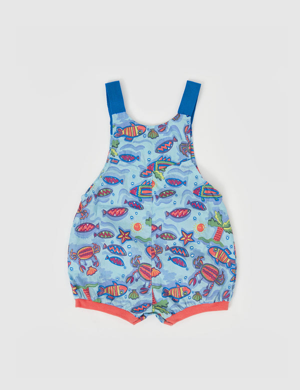 Goldie & Ace Remy Lightweight Baby Romper Daydream Island in Multicolour