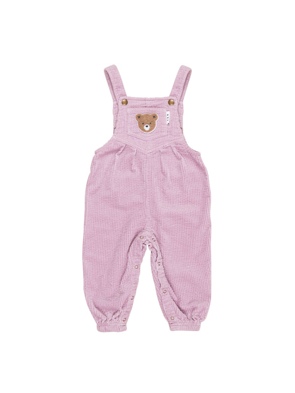 Huxbaby Orchid Cord Overalls in Purple