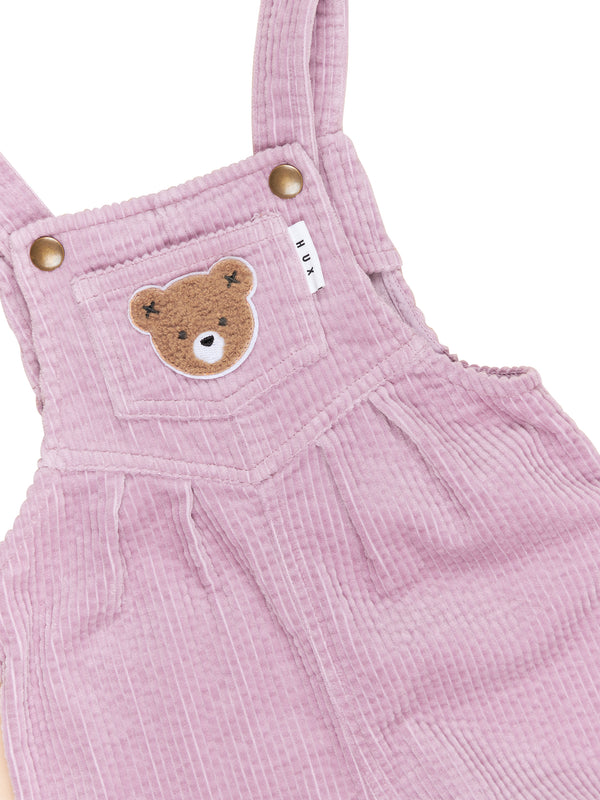 Huxbaby Orchid Cord Overalls in Purple