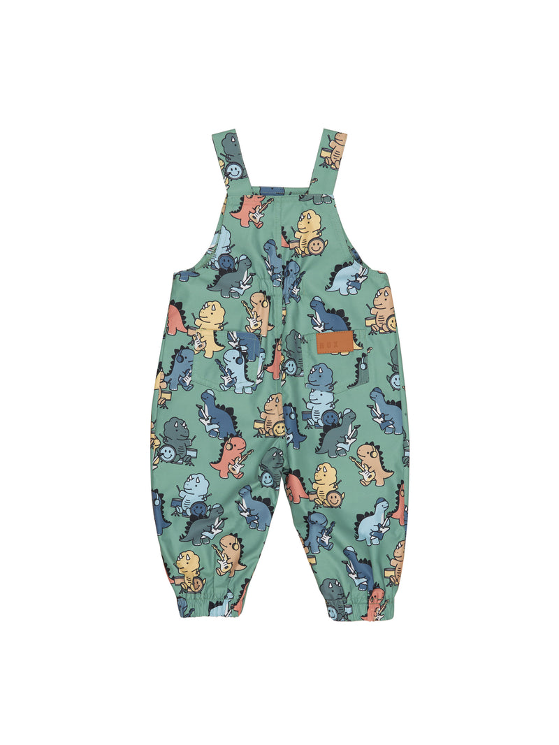 Huxbaby Dino Band puddle suit Overall Winter Green in Green