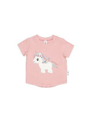 Huxbaby Unicorn Dusty Rose T-Shirts Dusty Rose in Pink