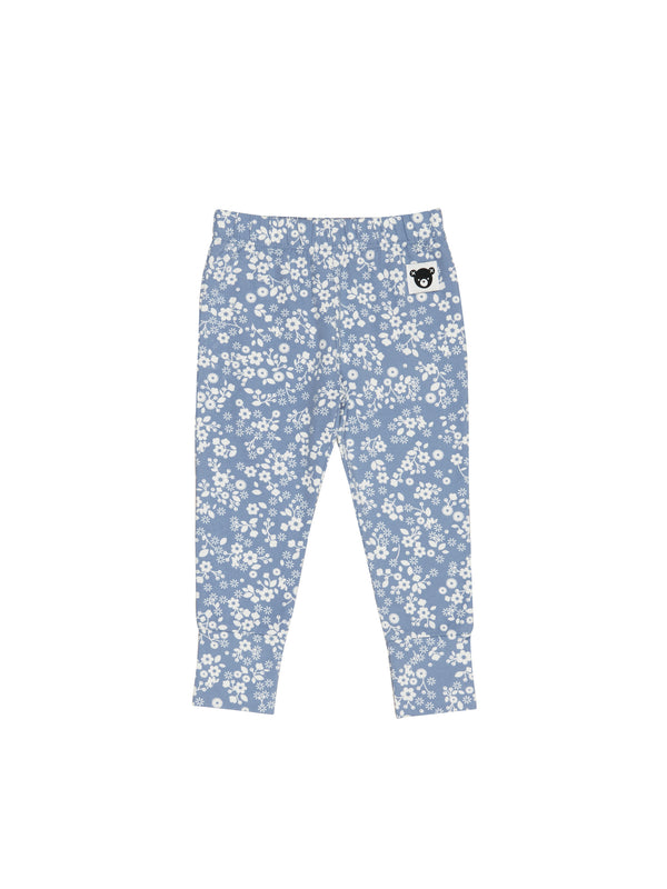 Huxbaby Floral Lake Legging Lake in Blue