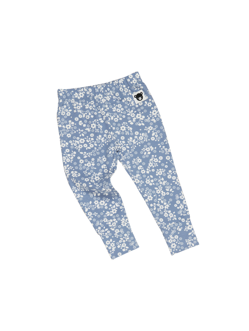 Huxbaby Floral Lake Legging Lake in Blue