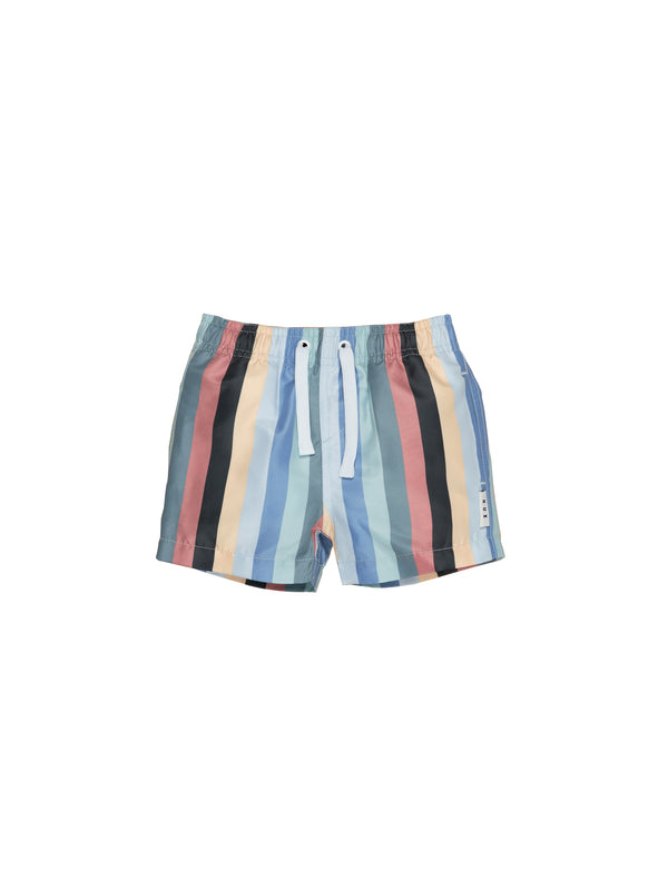 Huxbaby Rainbow Lake Swim Short in Multi