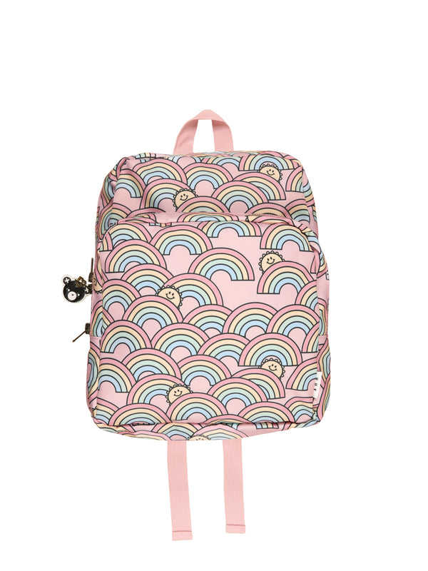 Huxbaby Sunrise Backpack (One Size) in Rose Petal Multi