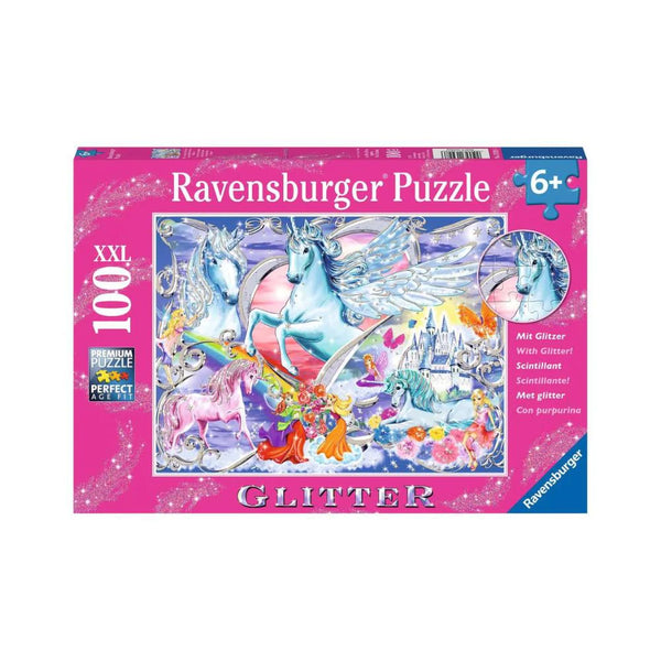 Ravensburger 100pc puzzle - Amazing Unicorns Glitter